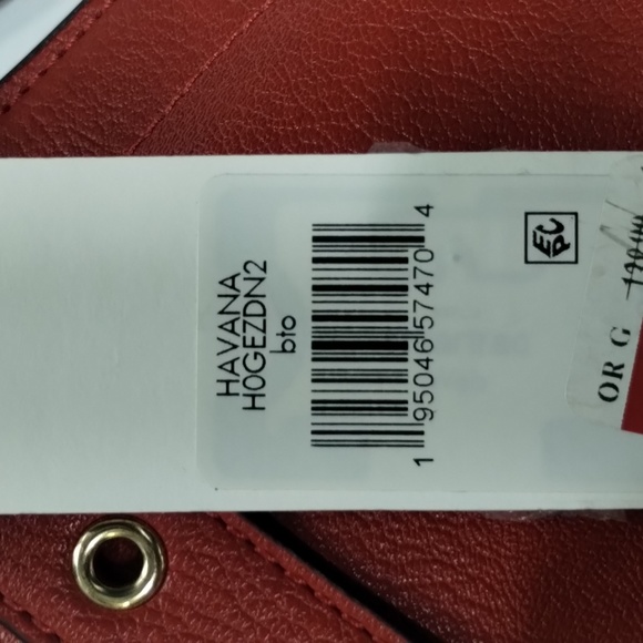 Calvin Klein Havana Women's Over Shoulder Crossbody Side Bag in Burned Orange - Picture 5 of 5